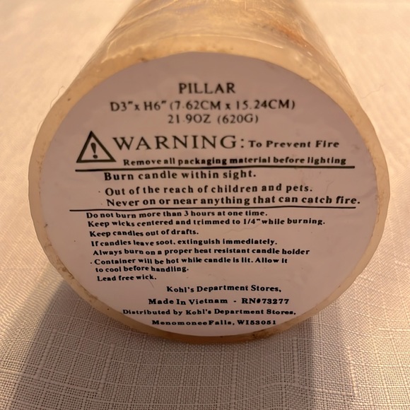 Vintage Stainless Steel Candle Holder & Candles. - Picture 8 of 11